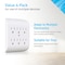 Coby Plug Adapter, 6 Outlet(s) White CB-5503 - alternate 7
